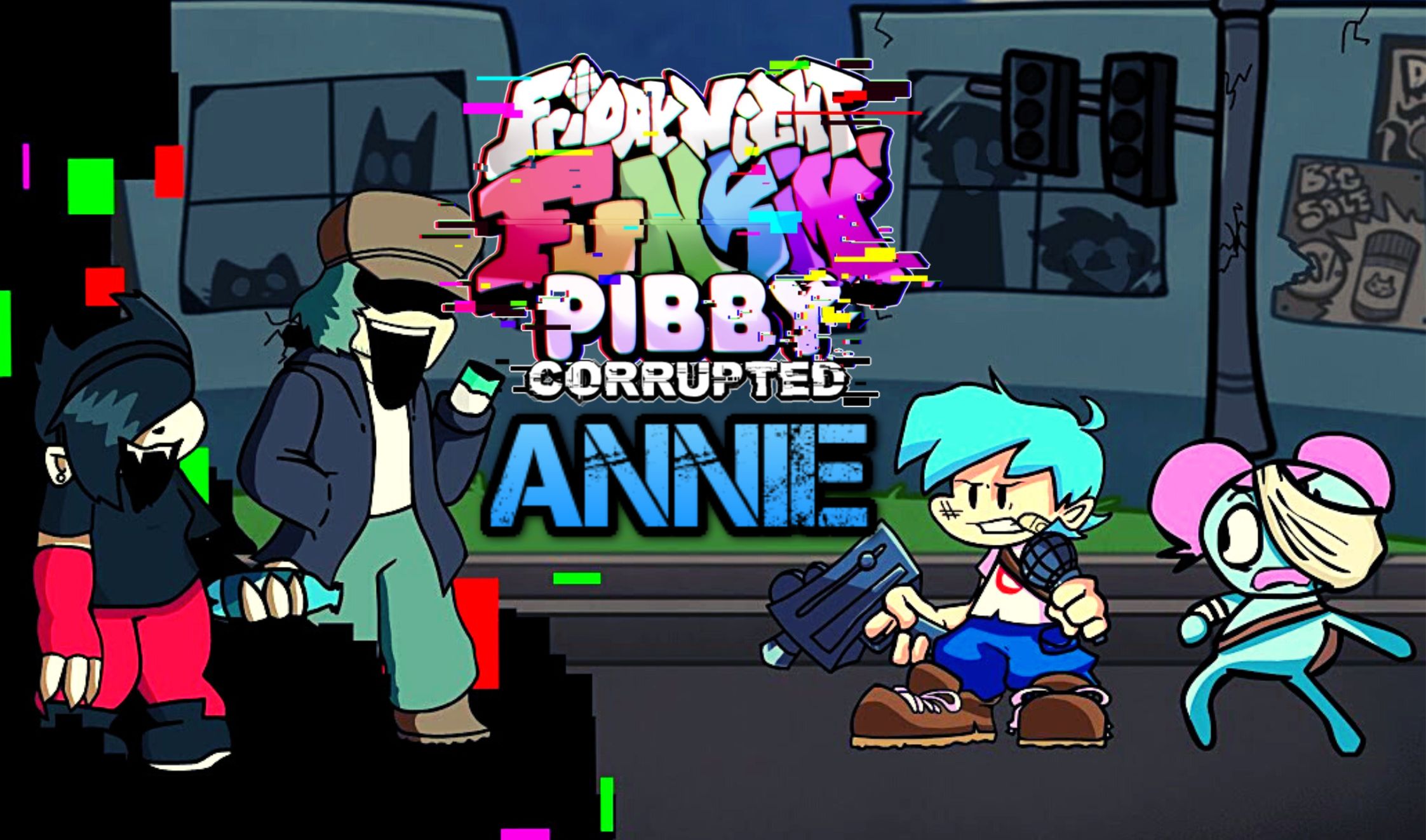 FNF X Pibby vs Corrupted Garcello & Annie Mod - Play Online Free - FNF GO